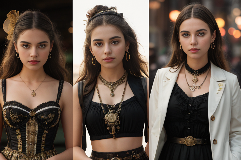 Montage of Euphoria wardrobe highlights: Maddy's matching sets, Jules' eclectic style, Cassie's pastels