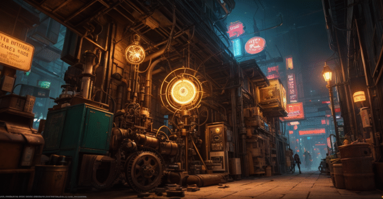 Neon Fairy Rings & Cyberpunk Destiny