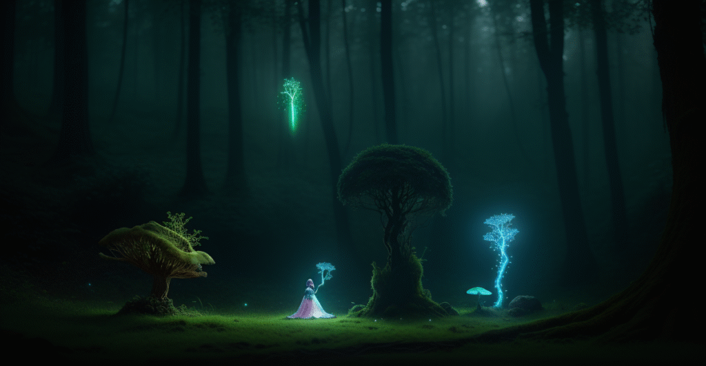 Binary Bloom: AI Starship Dreams